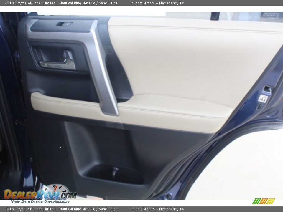 2018 Toyota 4Runner Limited Nautical Blue Metallic / Sand Beige Photo #29
