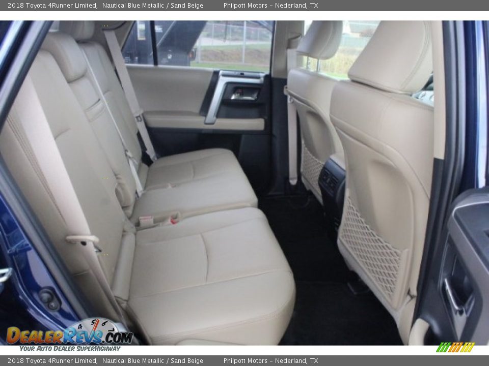 2018 Toyota 4Runner Limited Nautical Blue Metallic / Sand Beige Photo #30