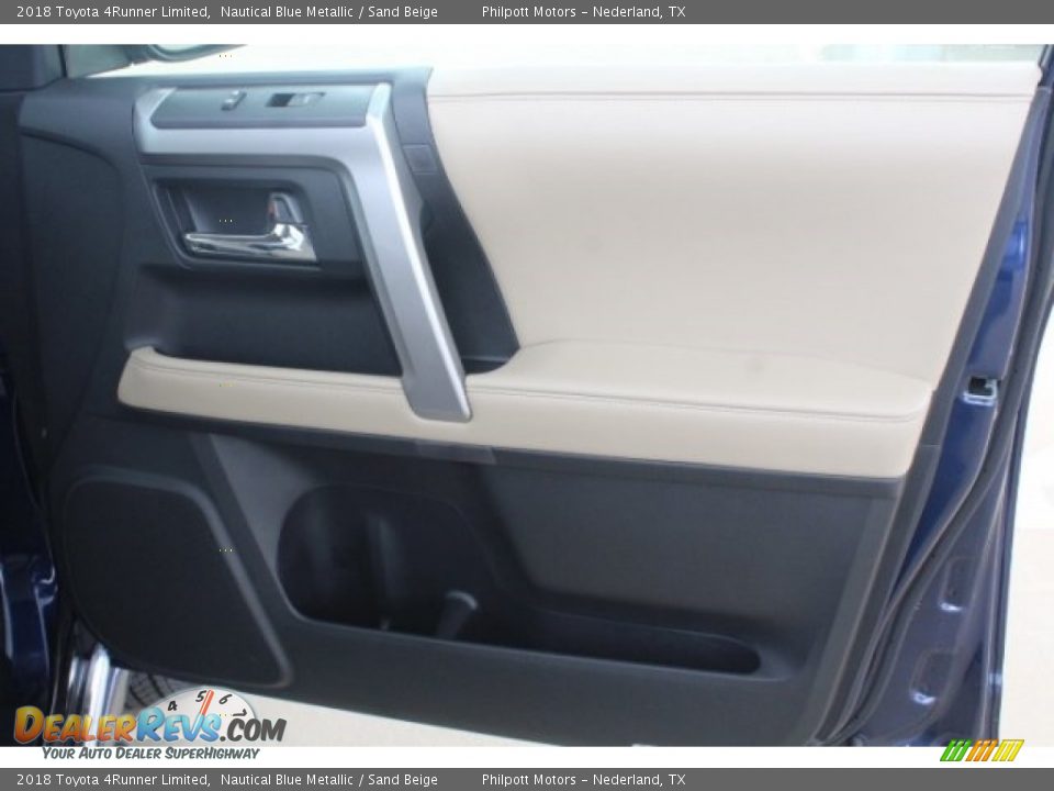 2018 Toyota 4Runner Limited Nautical Blue Metallic / Sand Beige Photo #31