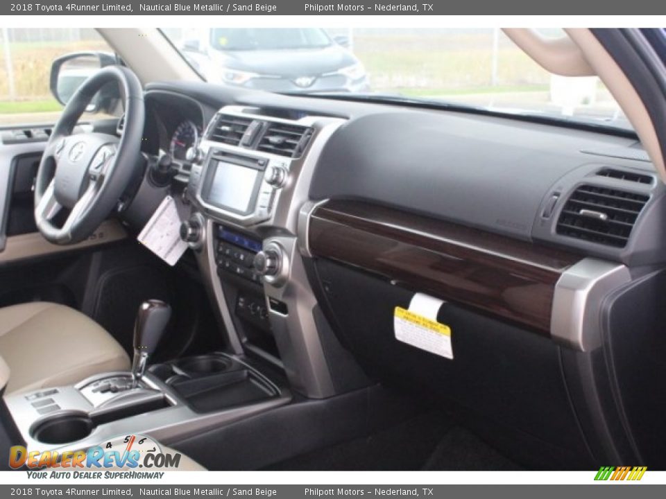 2018 Toyota 4Runner Limited Nautical Blue Metallic / Sand Beige Photo #32