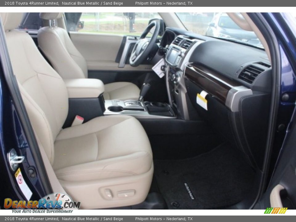 2018 Toyota 4Runner Limited Nautical Blue Metallic / Sand Beige Photo #33