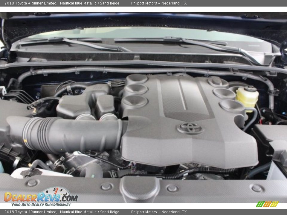 2018 Toyota 4Runner Limited Nautical Blue Metallic / Sand Beige Photo #34