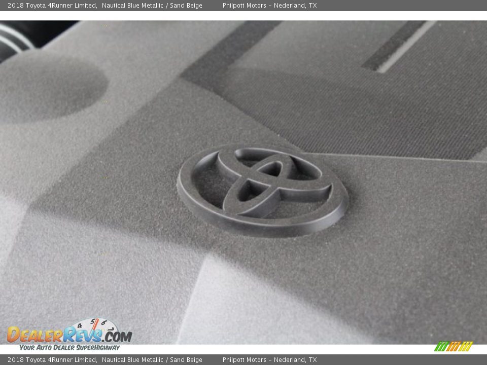 2018 Toyota 4Runner Limited Nautical Blue Metallic / Sand Beige Photo #35