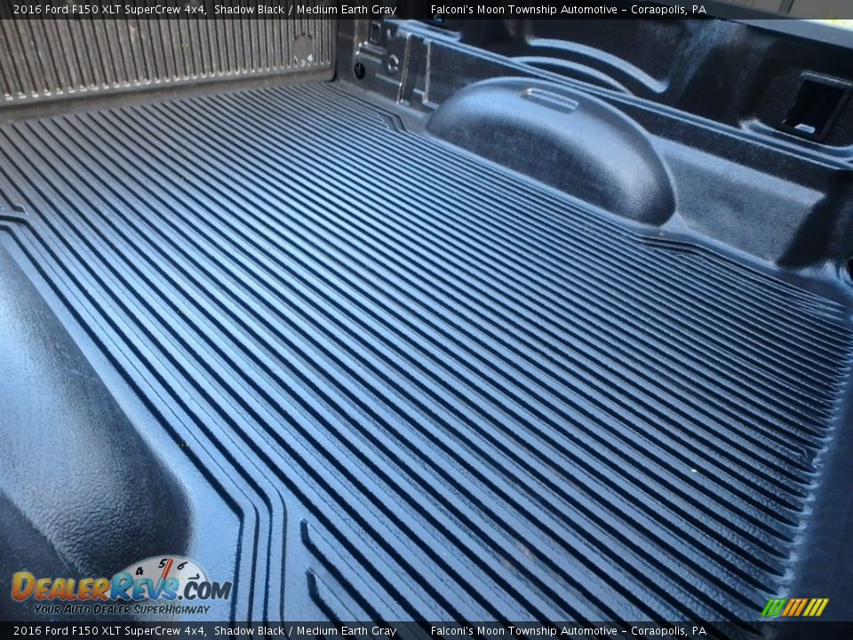 2016 Ford F150 XLT SuperCrew 4x4 Shadow Black / Medium Earth Gray Photo #14