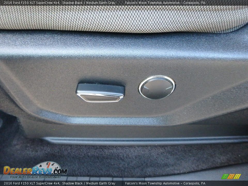 2016 Ford F150 XLT SuperCrew 4x4 Shadow Black / Medium Earth Gray Photo #21