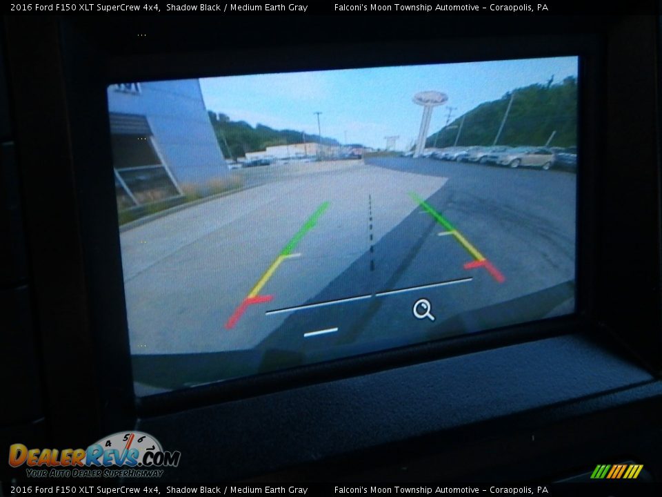 2016 Ford F150 XLT SuperCrew 4x4 Shadow Black / Medium Earth Gray Photo #25