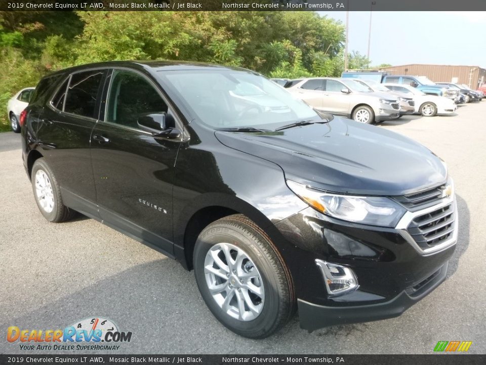 2019 Chevrolet Equinox LT AWD Mosaic Black Metallic / Jet Black Photo #7