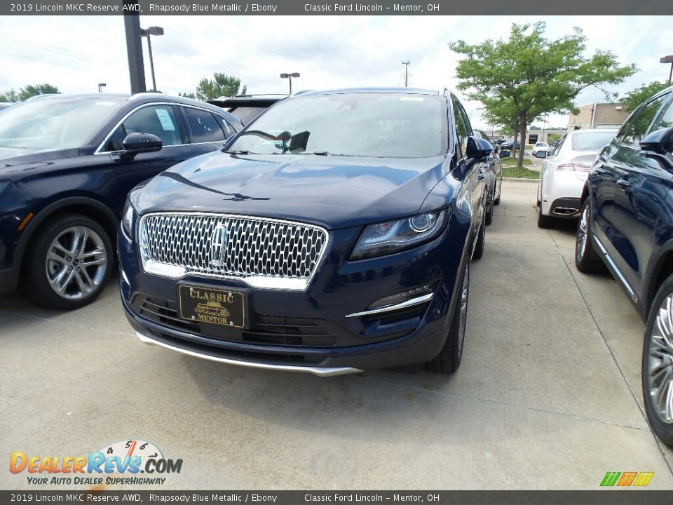 2019 Lincoln MKC Reserve AWD Rhapsody Blue Metallic / Ebony Photo #1