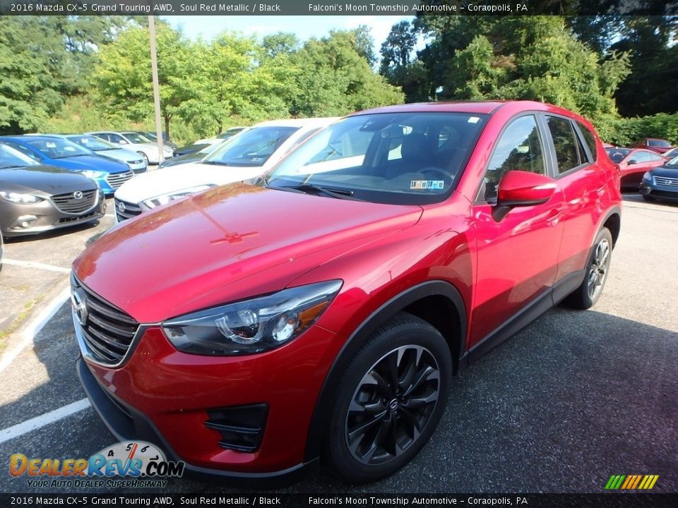 2016 Mazda CX-5 Grand Touring AWD Soul Red Metallic / Black Photo #1