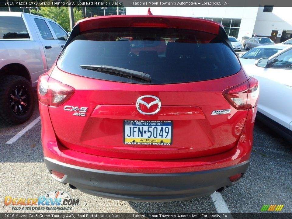 2016 Mazda CX-5 Grand Touring AWD Soul Red Metallic / Black Photo #3