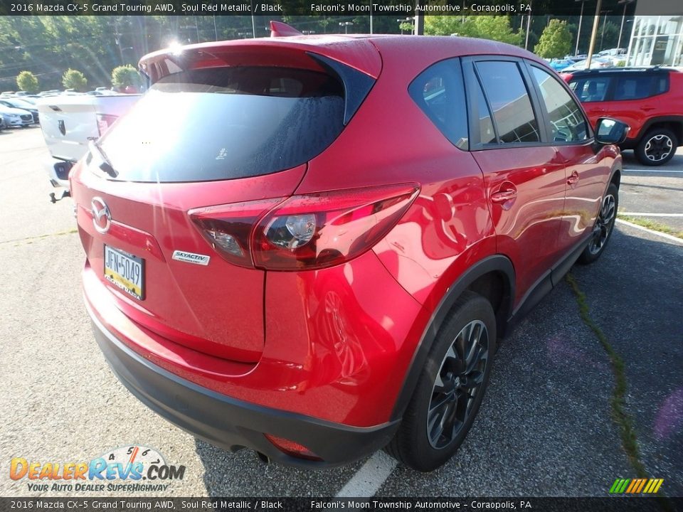 2016 Mazda CX-5 Grand Touring AWD Soul Red Metallic / Black Photo #4