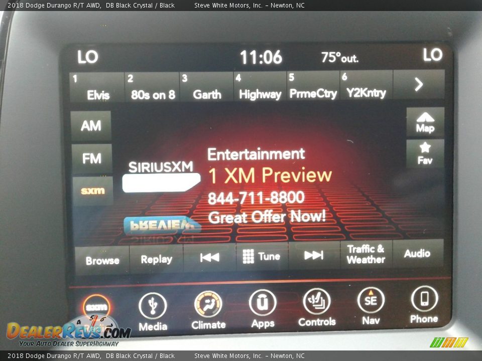 2018 Dodge Durango R/T AWD DB Black Crystal / Black Photo #25