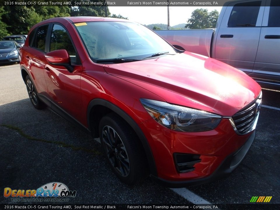 2016 Mazda CX-5 Grand Touring AWD Soul Red Metallic / Black Photo #5