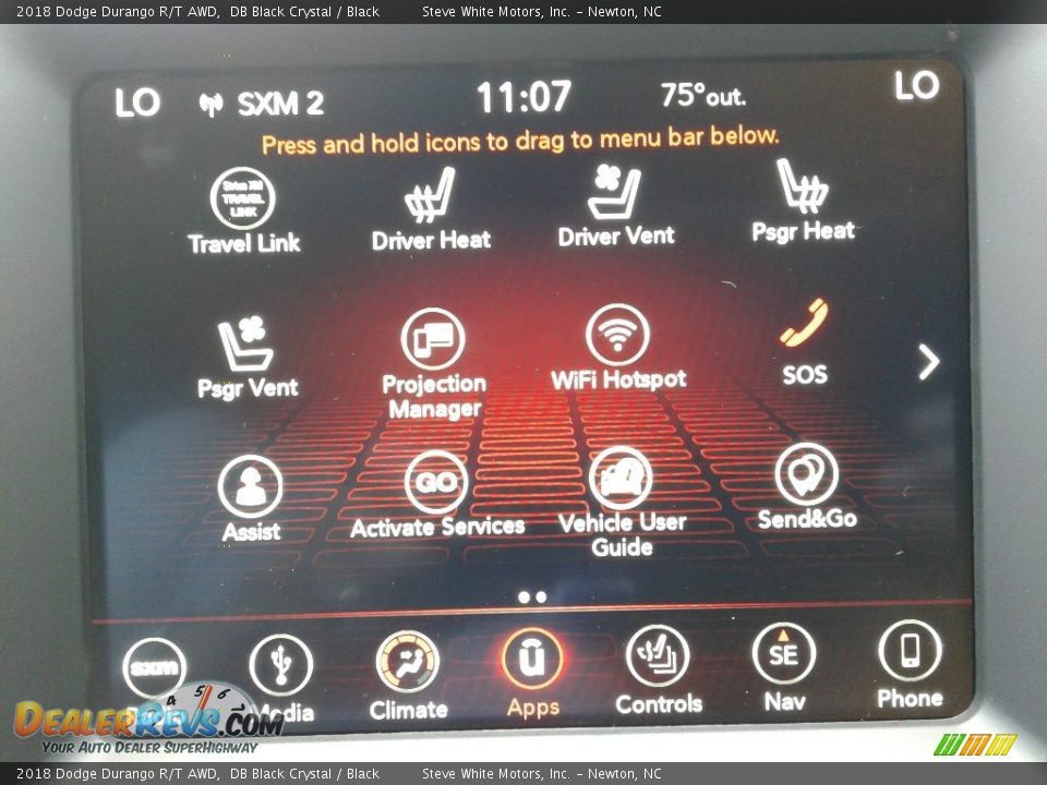 2018 Dodge Durango R/T AWD DB Black Crystal / Black Photo #31