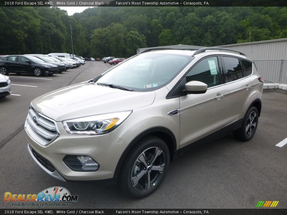 2018 Ford Escape SEL 4WD White Gold / Charcoal Black Photo #5