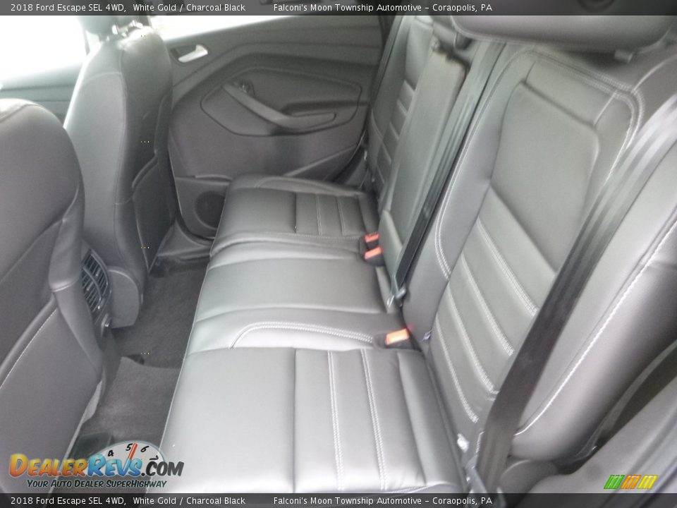 2018 Ford Escape SEL 4WD White Gold / Charcoal Black Photo #8