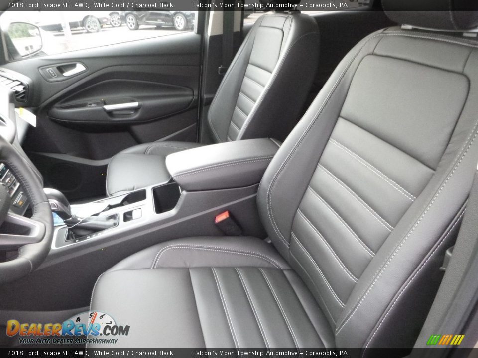 2018 Ford Escape SEL 4WD White Gold / Charcoal Black Photo #11