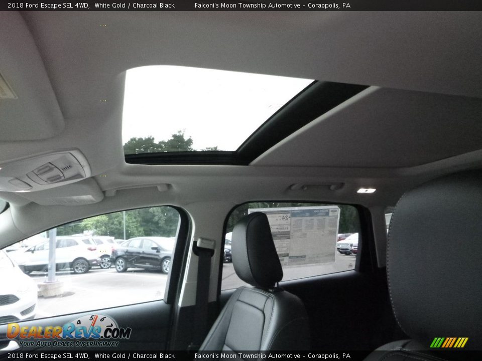 2018 Ford Escape SEL 4WD White Gold / Charcoal Black Photo #13
