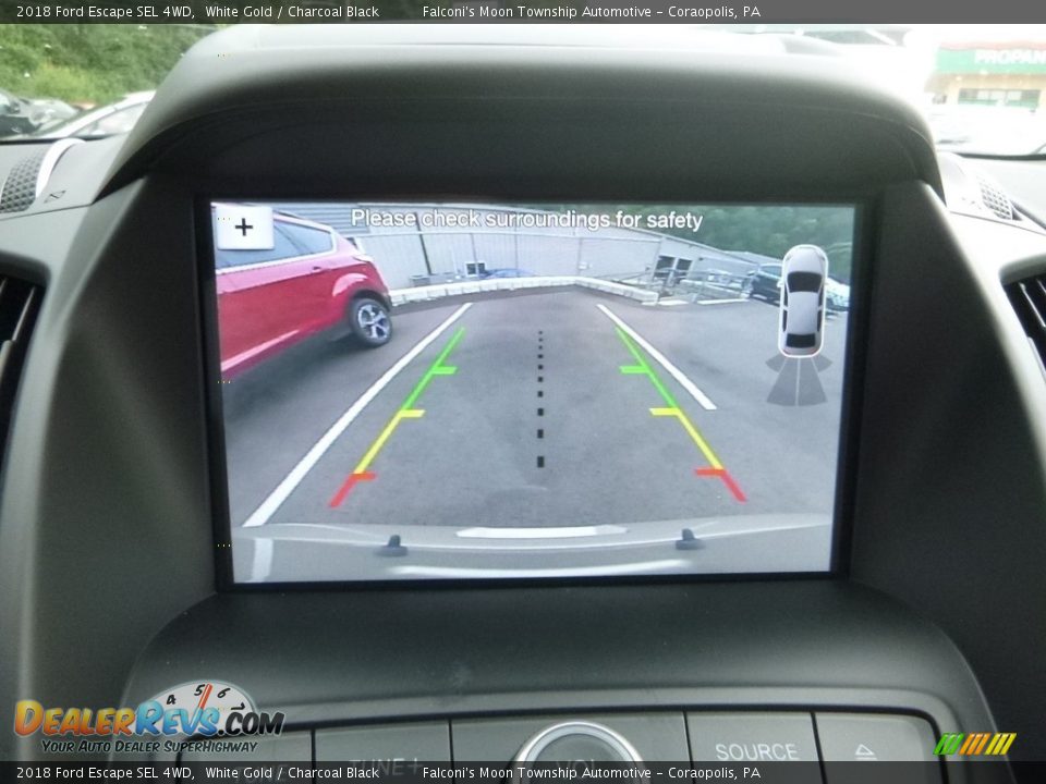 2018 Ford Escape SEL 4WD White Gold / Charcoal Black Photo #15