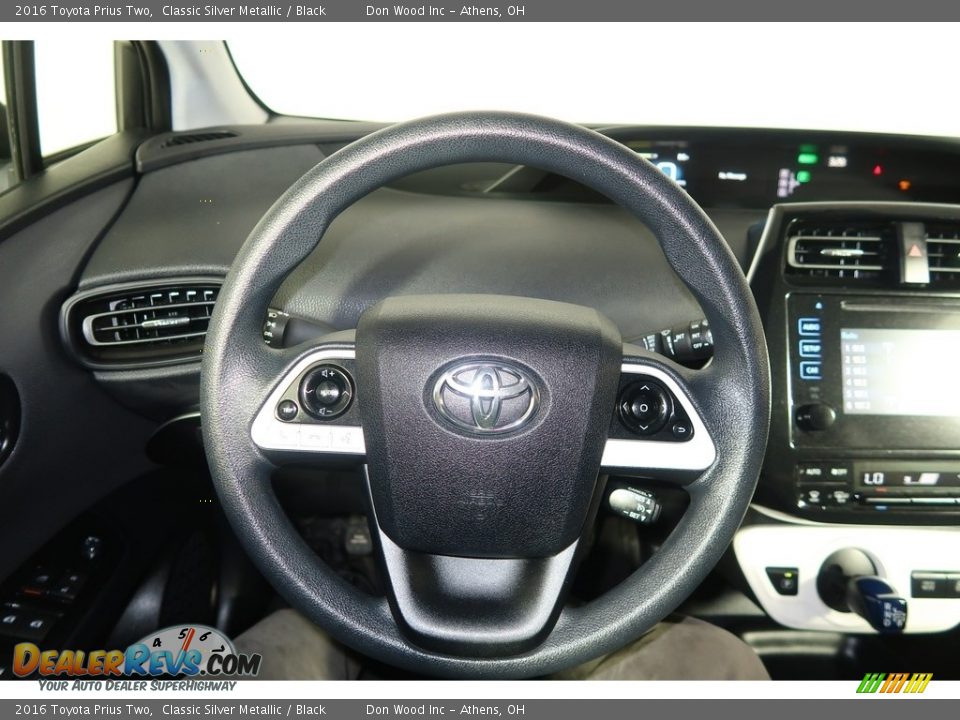 2016 Toyota Prius Two Classic Silver Metallic / Black Photo #17