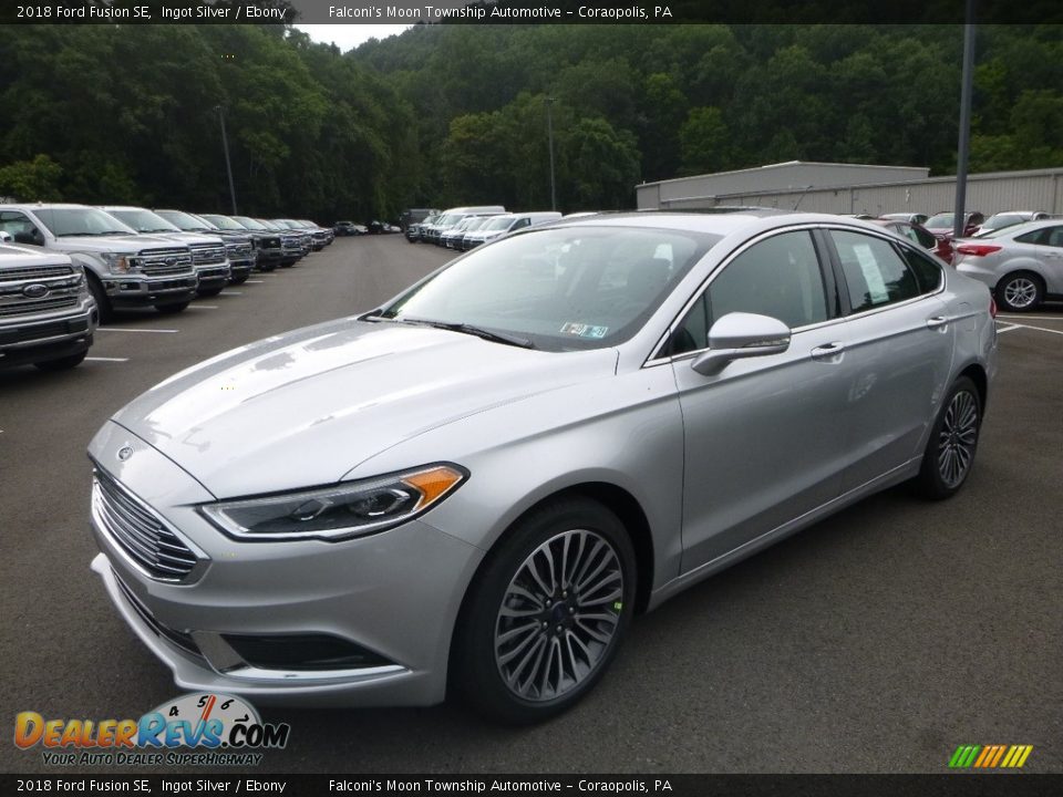2018 Ford Fusion SE Ingot Silver / Ebony Photo #5
