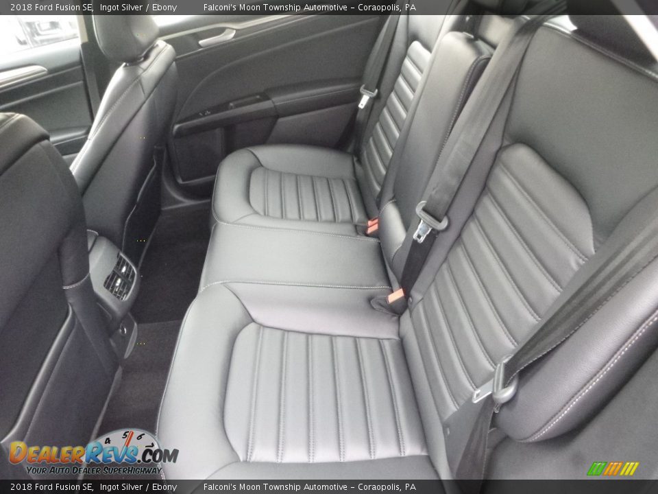 2018 Ford Fusion SE Ingot Silver / Ebony Photo #8