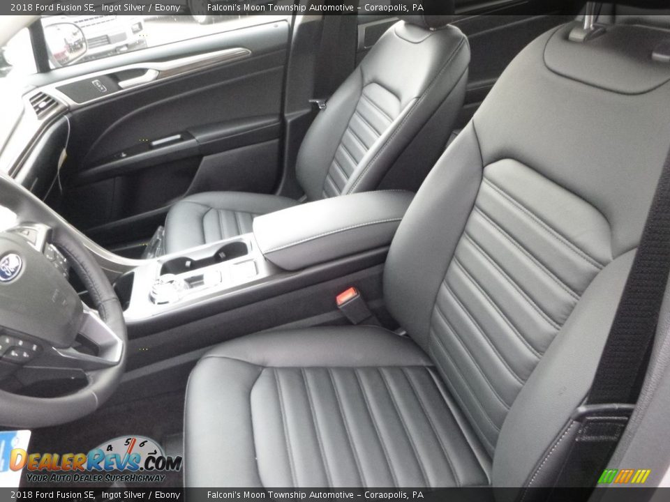 2018 Ford Fusion SE Ingot Silver / Ebony Photo #11