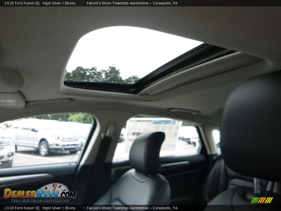 2018 Ford Fusion SE Ingot Silver / Ebony Photo #13
