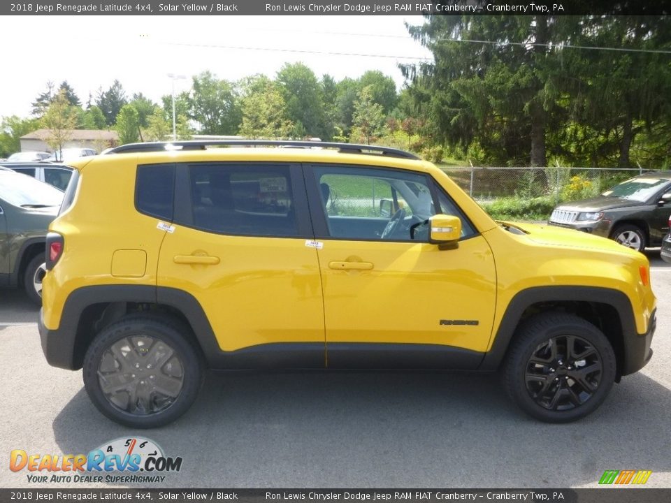 2018 Jeep Renegade Latitude 4x4 Solar Yellow / Black Photo #7
