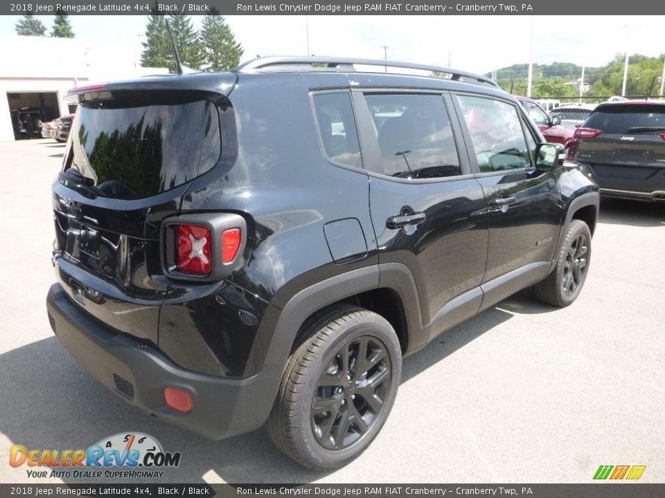 2018 Jeep Renegade Latitude 4x4 Black / Black Photo #5