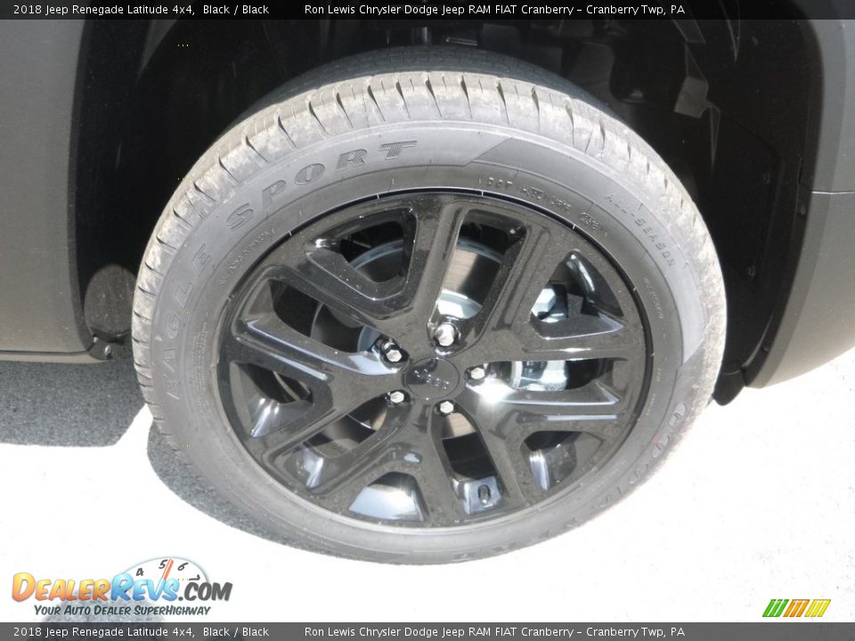2018 Jeep Renegade Latitude 4x4 Black / Black Photo #9