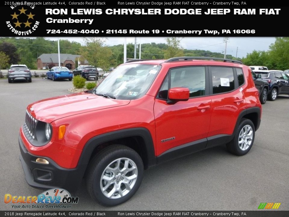 2018 Jeep Renegade Latitude 4x4 Colorado Red / Black Photo #1