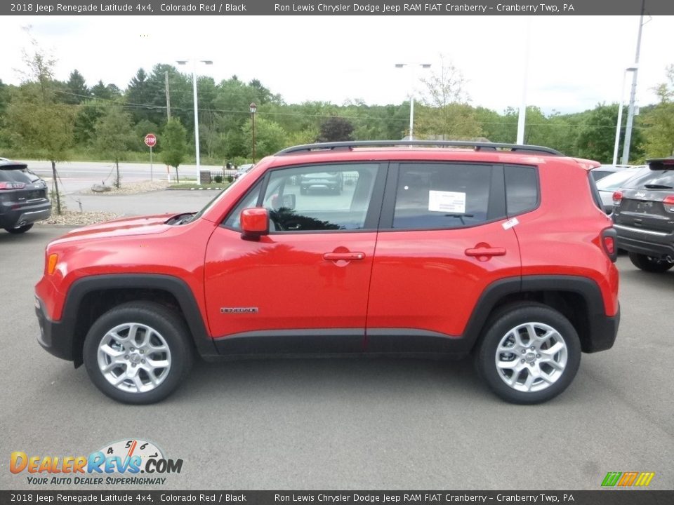 2018 Jeep Renegade Latitude 4x4 Colorado Red / Black Photo #2