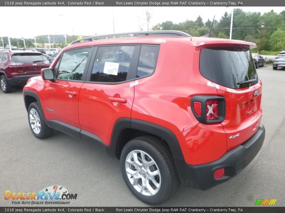 2018 Jeep Renegade Latitude 4x4 Colorado Red / Black Photo #3