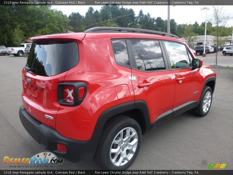 2018 Jeep Renegade Latitude 4x4 Colorado Red / Black Photo #5