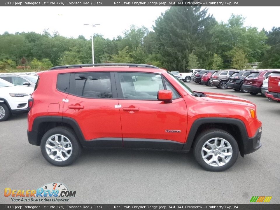 2018 Jeep Renegade Latitude 4x4 Colorado Red / Black Photo #6