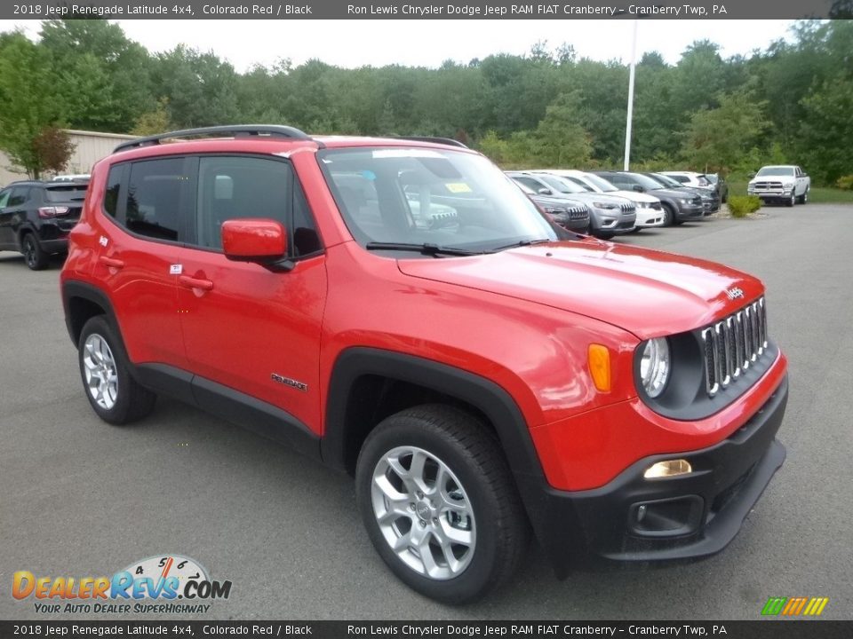 2018 Jeep Renegade Latitude 4x4 Colorado Red / Black Photo #7