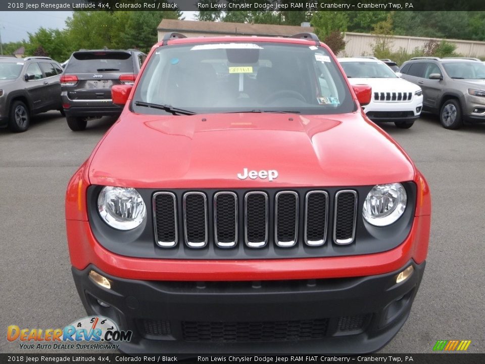 2018 Jeep Renegade Latitude 4x4 Colorado Red / Black Photo #8
