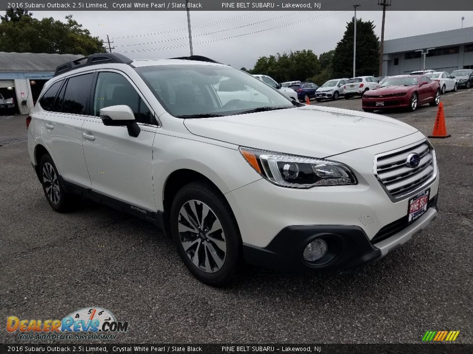 2016 Subaru Outback 2.5i Limited Crystal White Pearl / Slate Black Photo #1