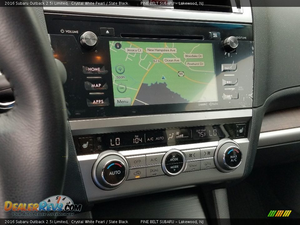 2016 Subaru Outback 2.5i Limited Crystal White Pearl / Slate Black Photo #4