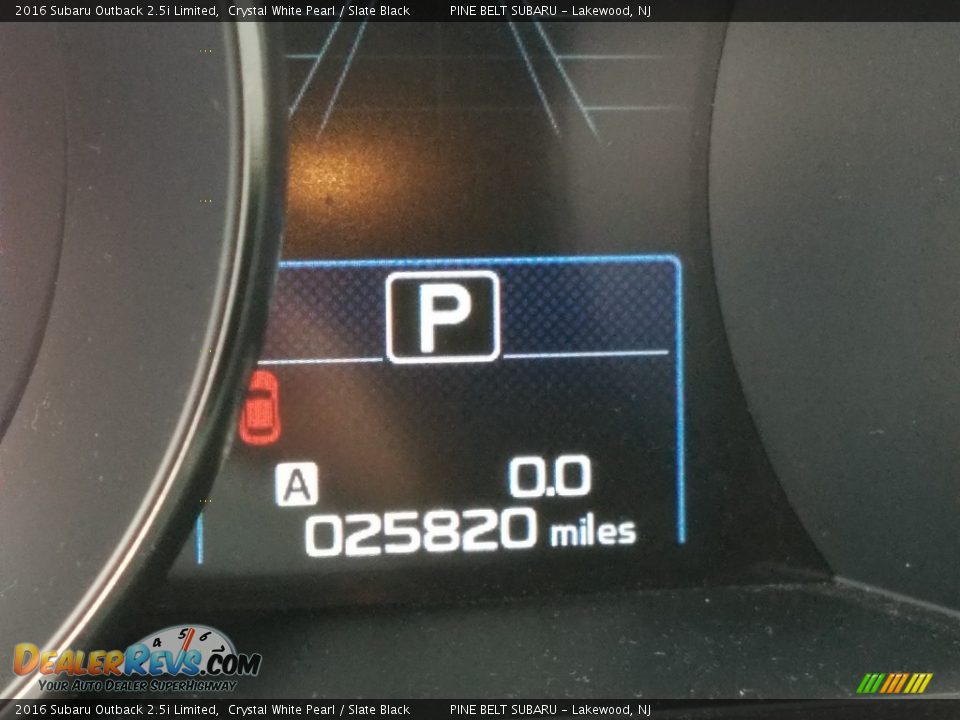 2016 Subaru Outback 2.5i Limited Crystal White Pearl / Slate Black Photo #5