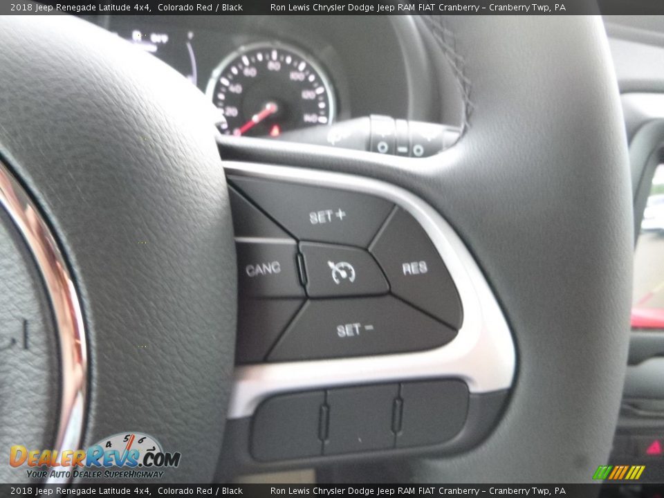 2018 Jeep Renegade Latitude 4x4 Colorado Red / Black Photo #19
