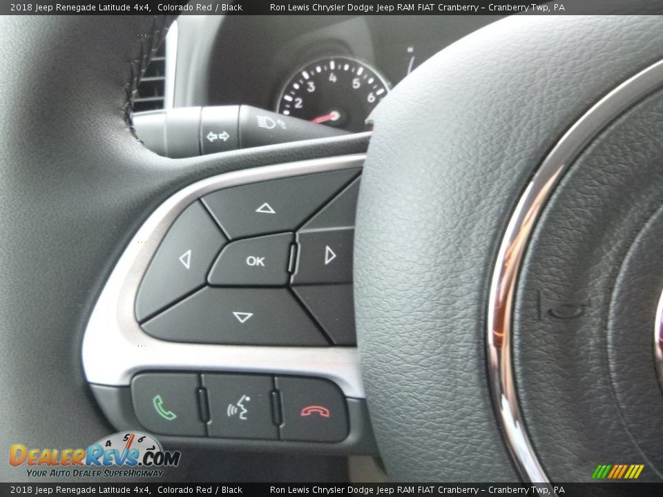 2018 Jeep Renegade Latitude 4x4 Colorado Red / Black Photo #20