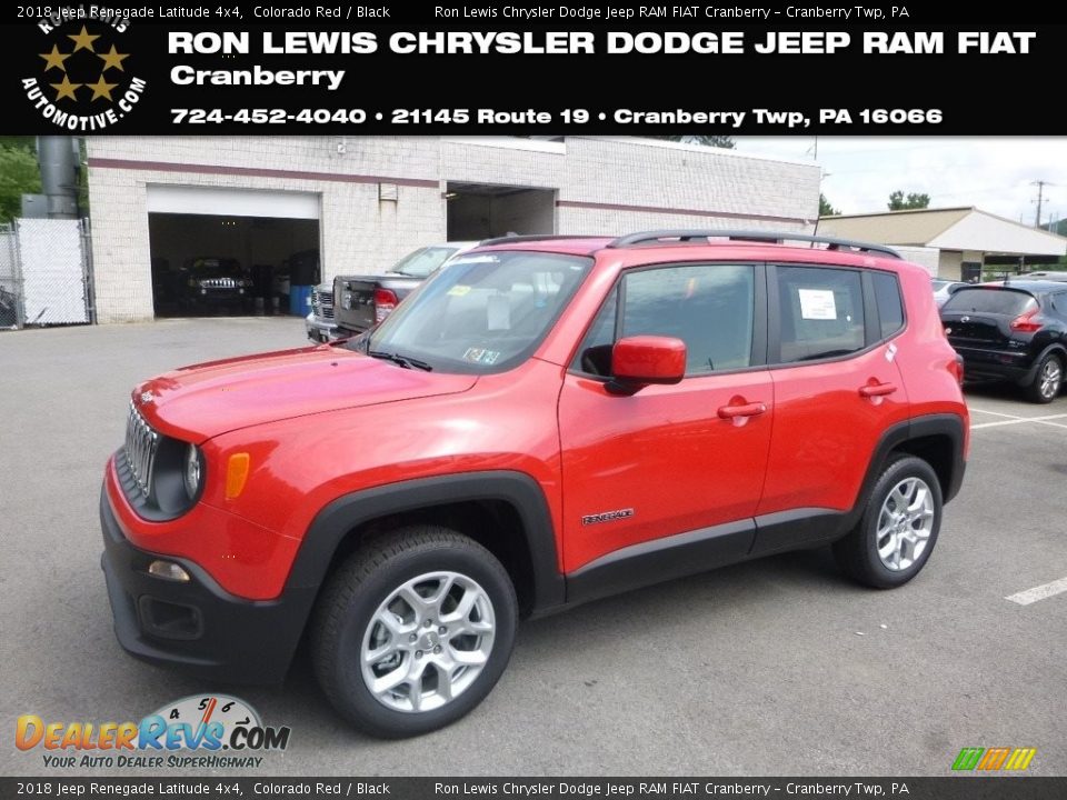 2018 Jeep Renegade Latitude 4x4 Colorado Red / Black Photo #1