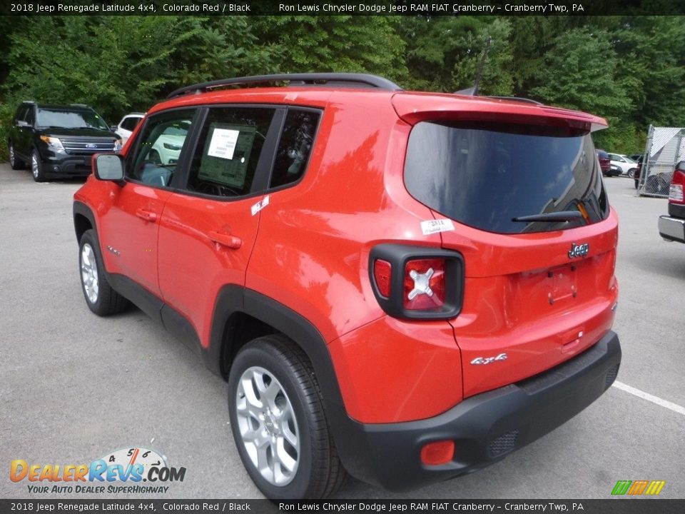 2018 Jeep Renegade Latitude 4x4 Colorado Red / Black Photo #3