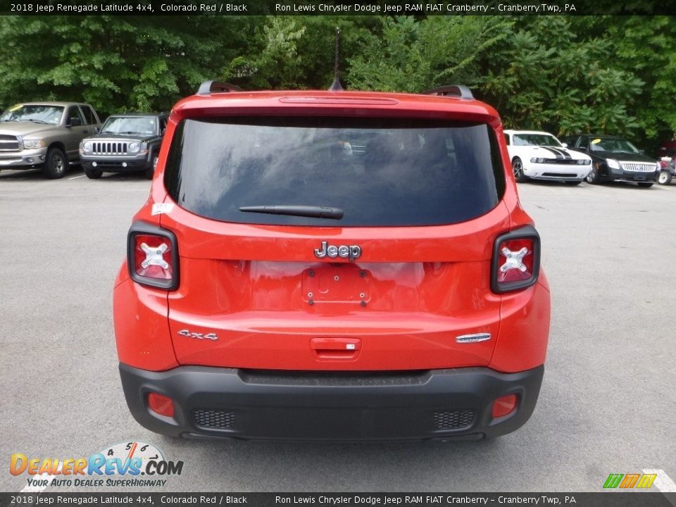 2018 Jeep Renegade Latitude 4x4 Colorado Red / Black Photo #4