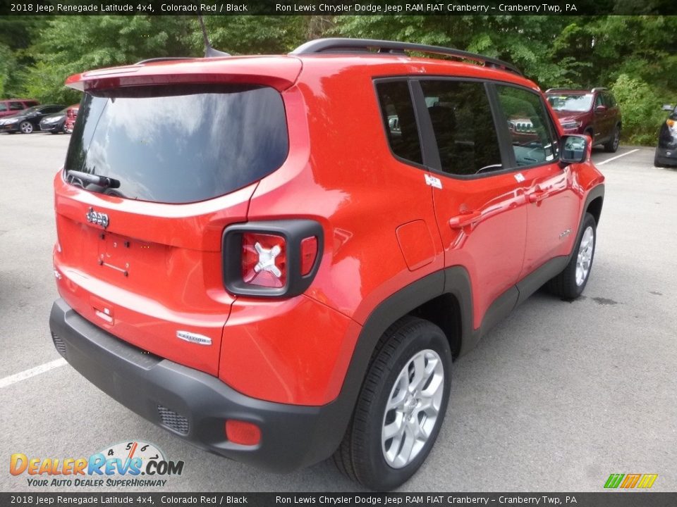 2018 Jeep Renegade Latitude 4x4 Colorado Red / Black Photo #5
