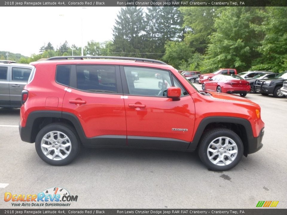 2018 Jeep Renegade Latitude 4x4 Colorado Red / Black Photo #6
