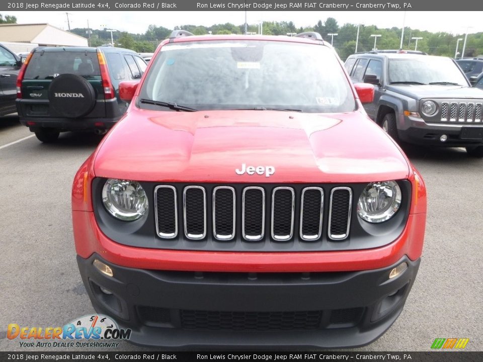 2018 Jeep Renegade Latitude 4x4 Colorado Red / Black Photo #8