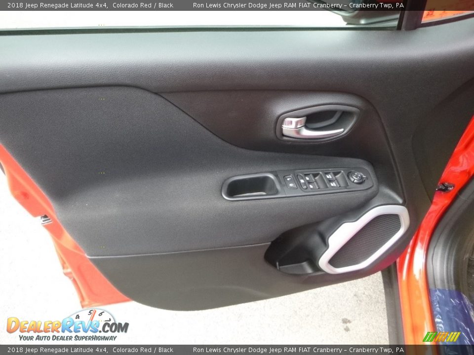 2018 Jeep Renegade Latitude 4x4 Colorado Red / Black Photo #13